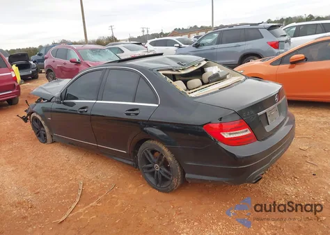 2012 Mercedes-Benz C 250 Sport from USA, damaged, VIN WDDGF4HB3CR216232